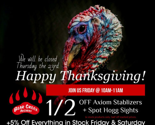 Denver Archery Thanksgiving Sale