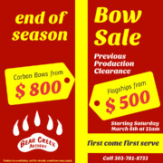 Flagship Bow Sale