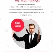 220428-NowHiring Denver Archery Range Hiring Job