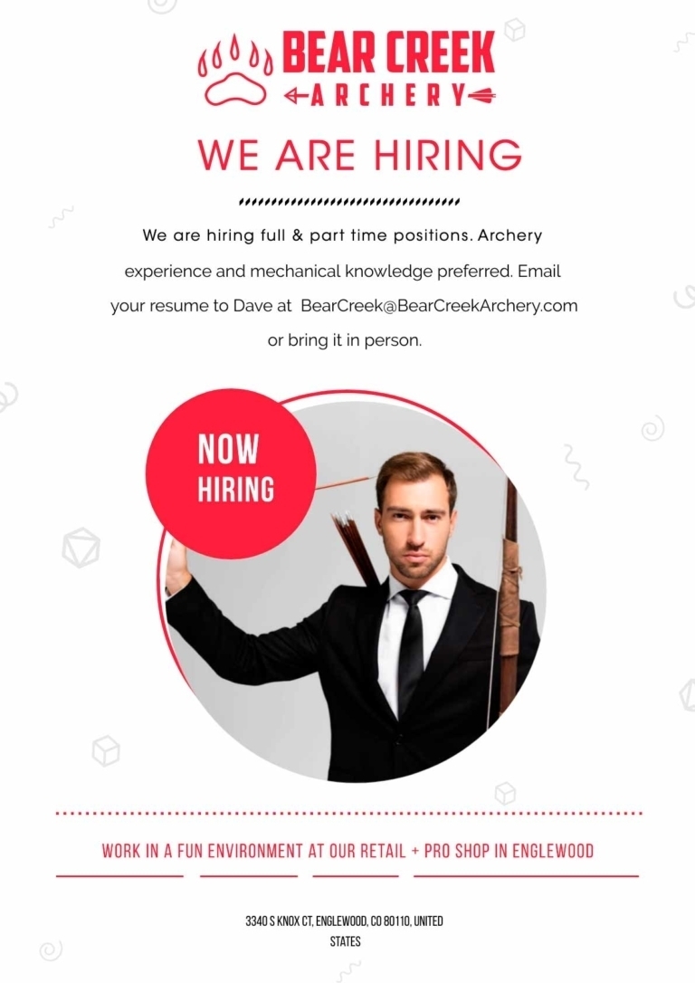 Archery Range Hiring Job Available Now Hiring in Denver