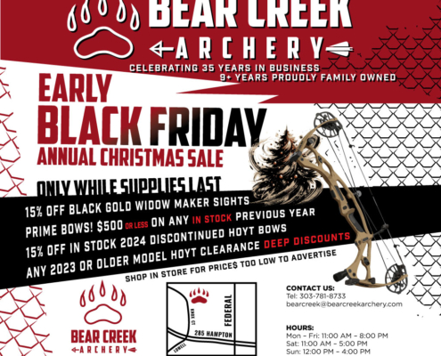 black friday bear creek archery