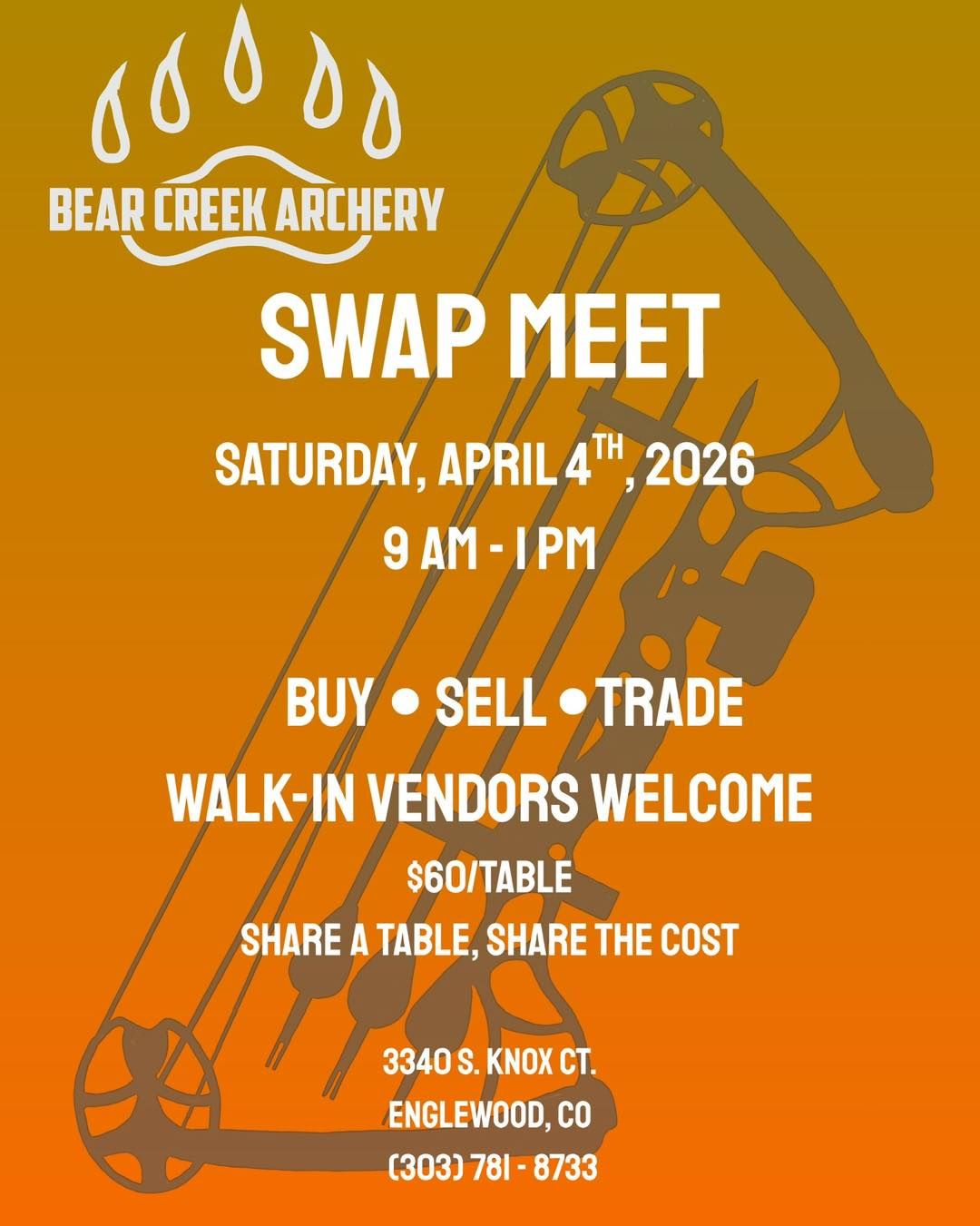 Denver Archery Swap Meet 2026